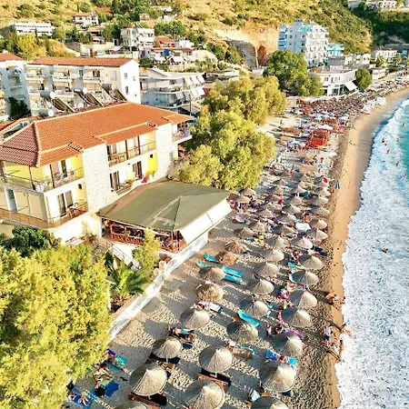 Potam'sea Bliss 7 - Front, Sun Beds & Parking Himara