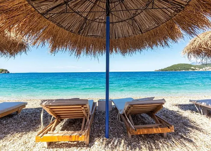 Potam'sea Bliss 7 - Front, Sun Beds & Parking *